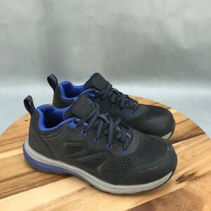 Herman Survivor Composite Toe Work Shoes Womens 7 Black‎ Blue Slip Resistant
